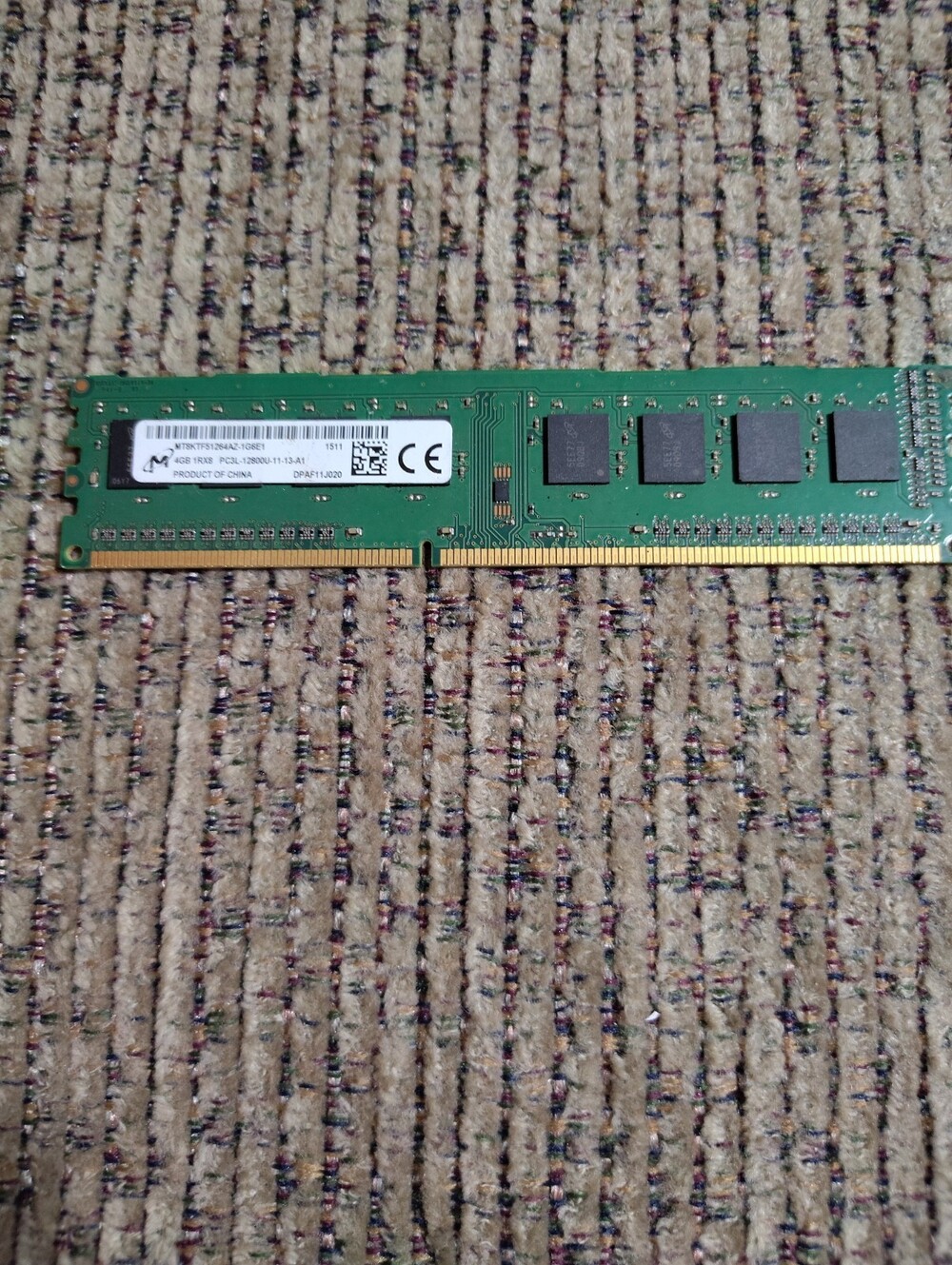 MICRON 4GB 1RX8 PC3L-12800U-11-13-A1